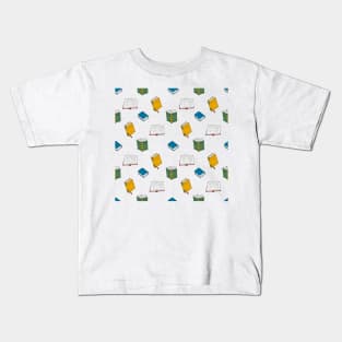 Books pattern Kids T-Shirt